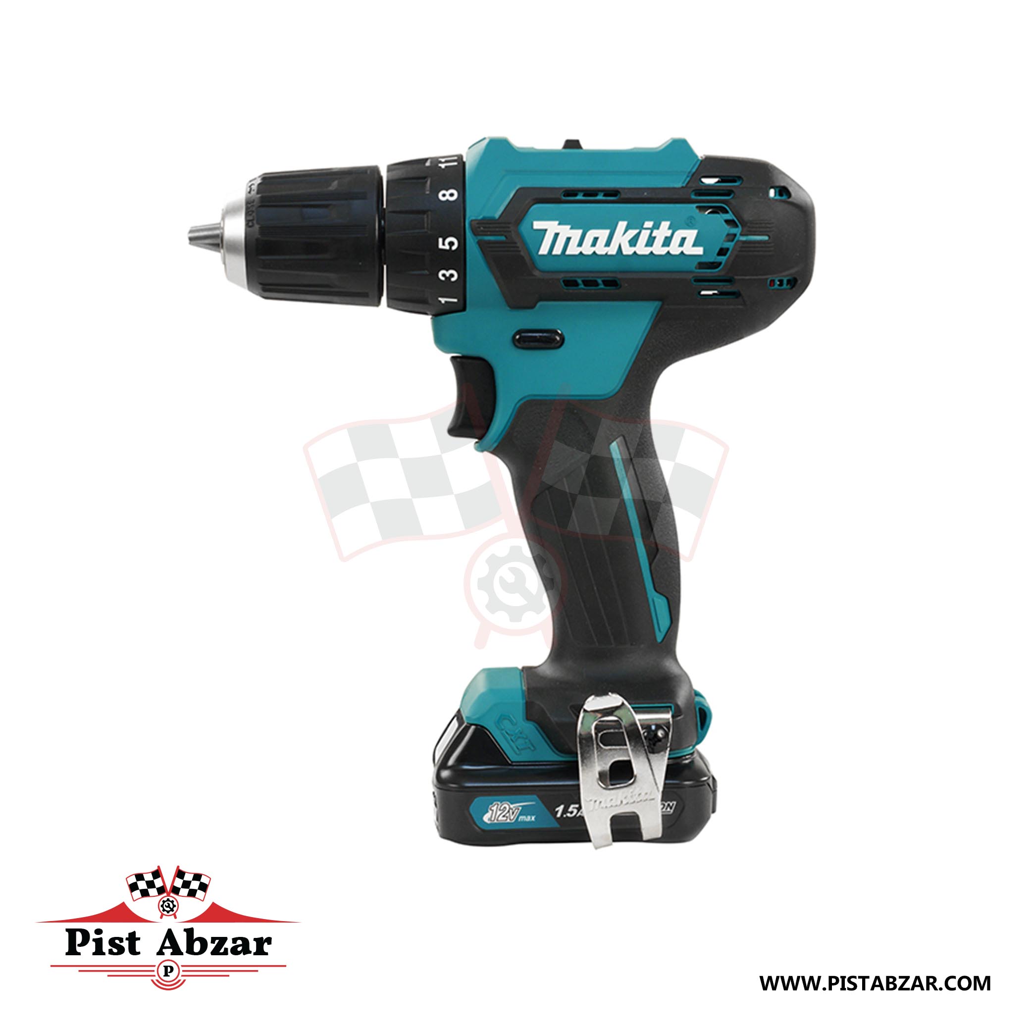 دریل شارژی 12 ولت ماکیتا مدل DF333DWYE با گارانتی