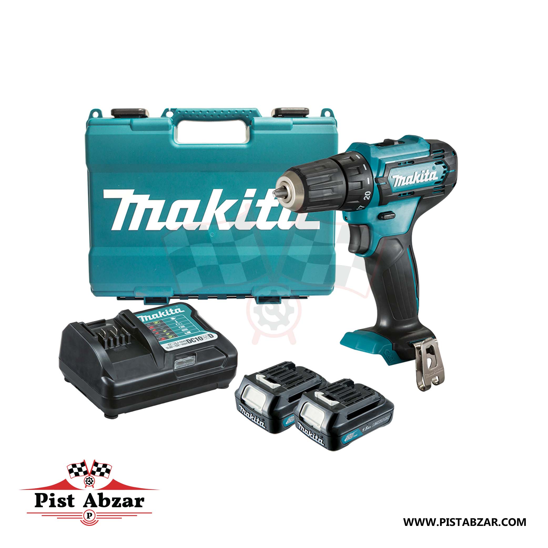 دریل شارژی 12 ولت ماکیتا مدل DF333DWYE با گارانتی