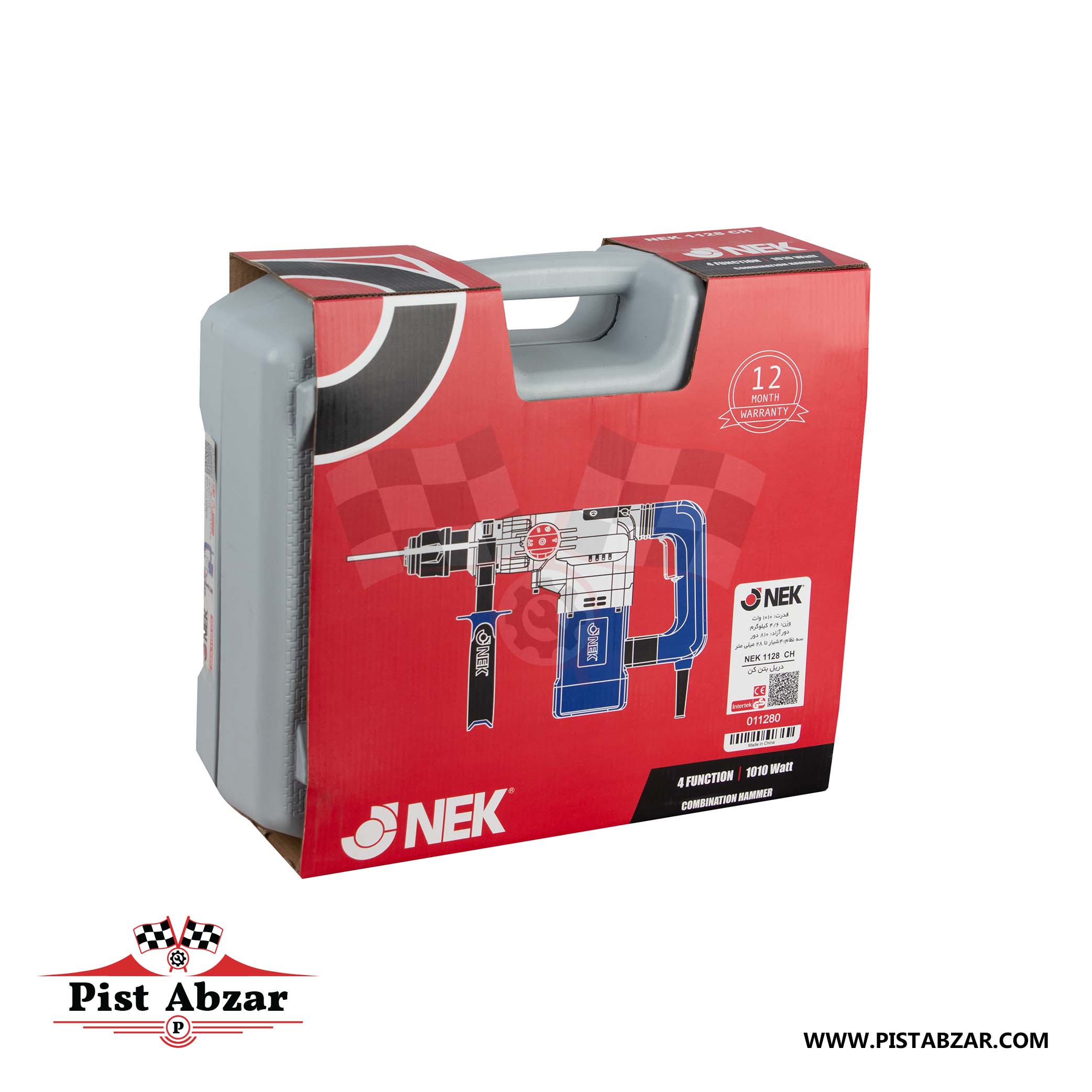 دریل بتن کن 5 کیلویی نک مدل NEK 1128CH با گارانتی