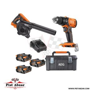 کیت دریل چکشی و بلوور شارژی آاگ