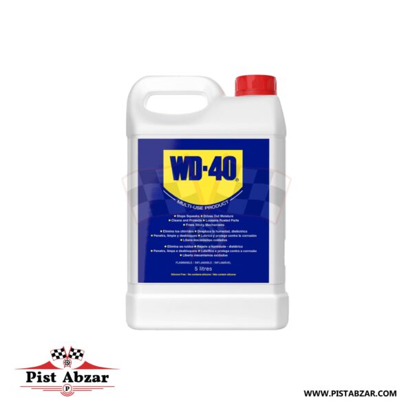 مایع زنگ بر (روان کننده) WD-40 اصلی 5 لیتری