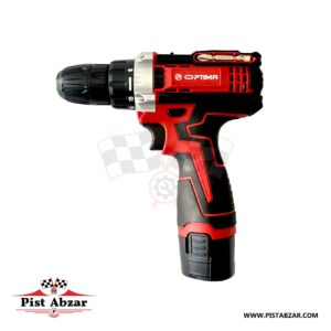 دریل شارژی چکشی 12 ولت اپتیما مدل OP1250 با گارانتی