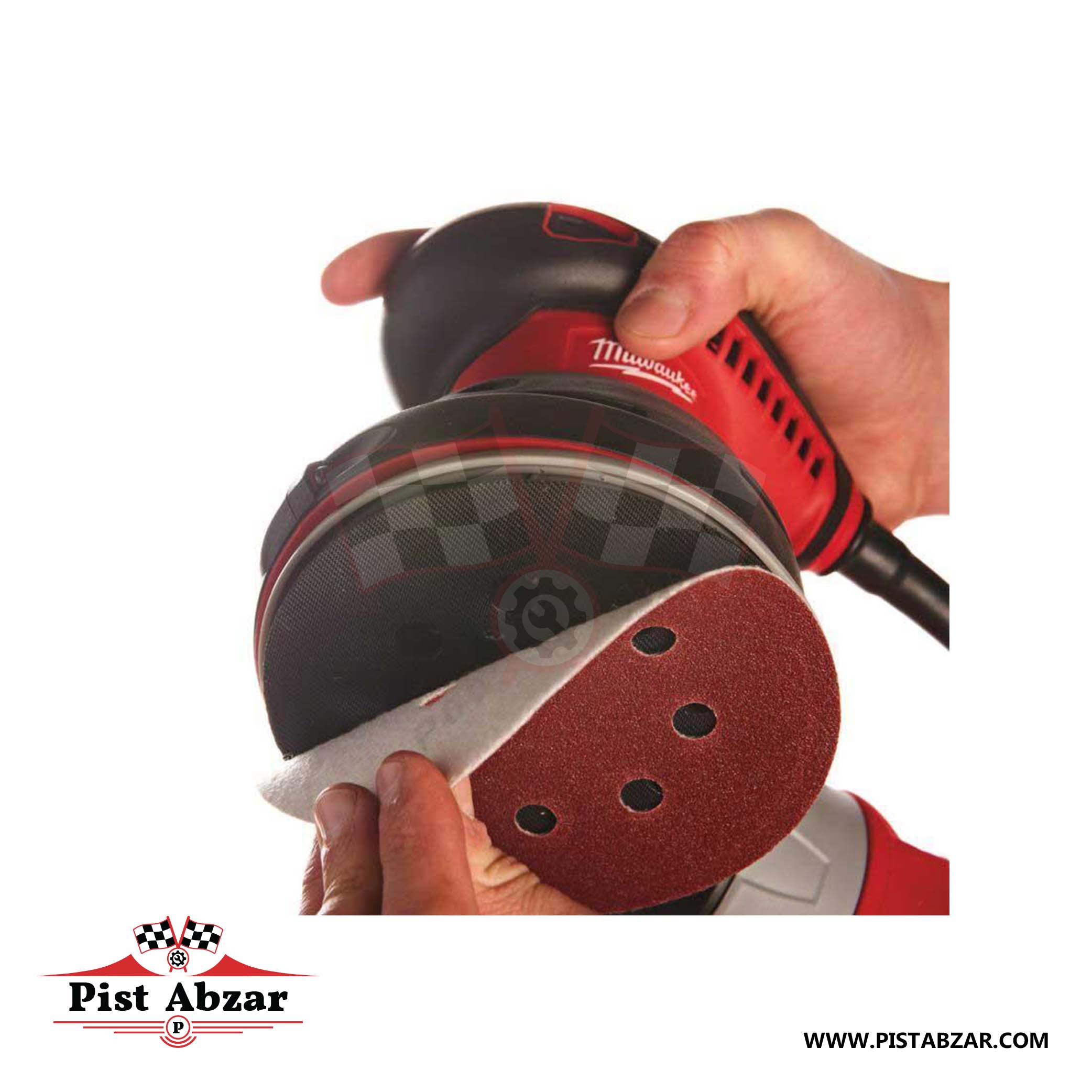 سنباده لرزان صفحه گرد 125 میلی متری میلواکی مدل ROS125E با گارانتی