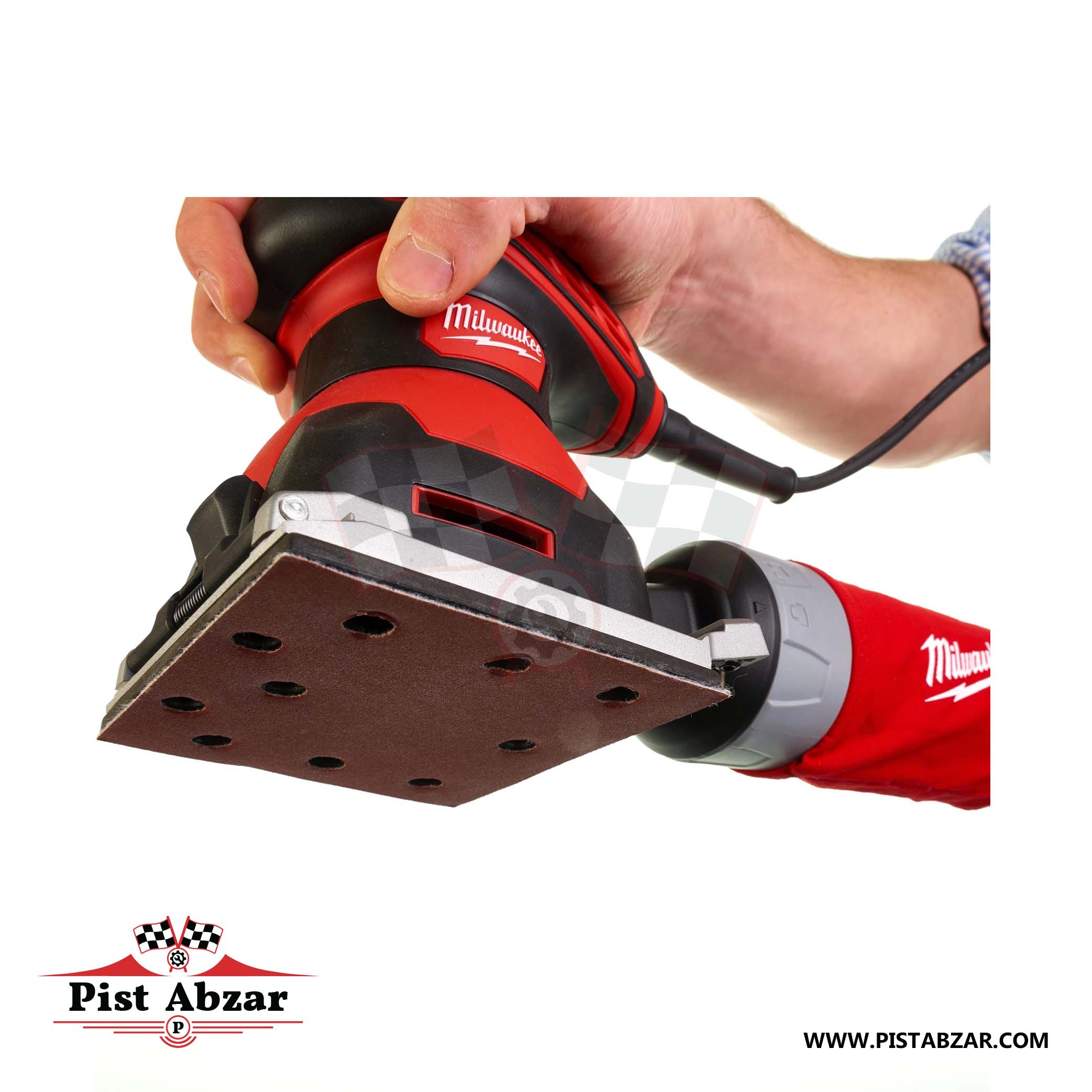 سنباده لرزان صفحه مربعی میلواکی مدل SPS140 با گارانتی