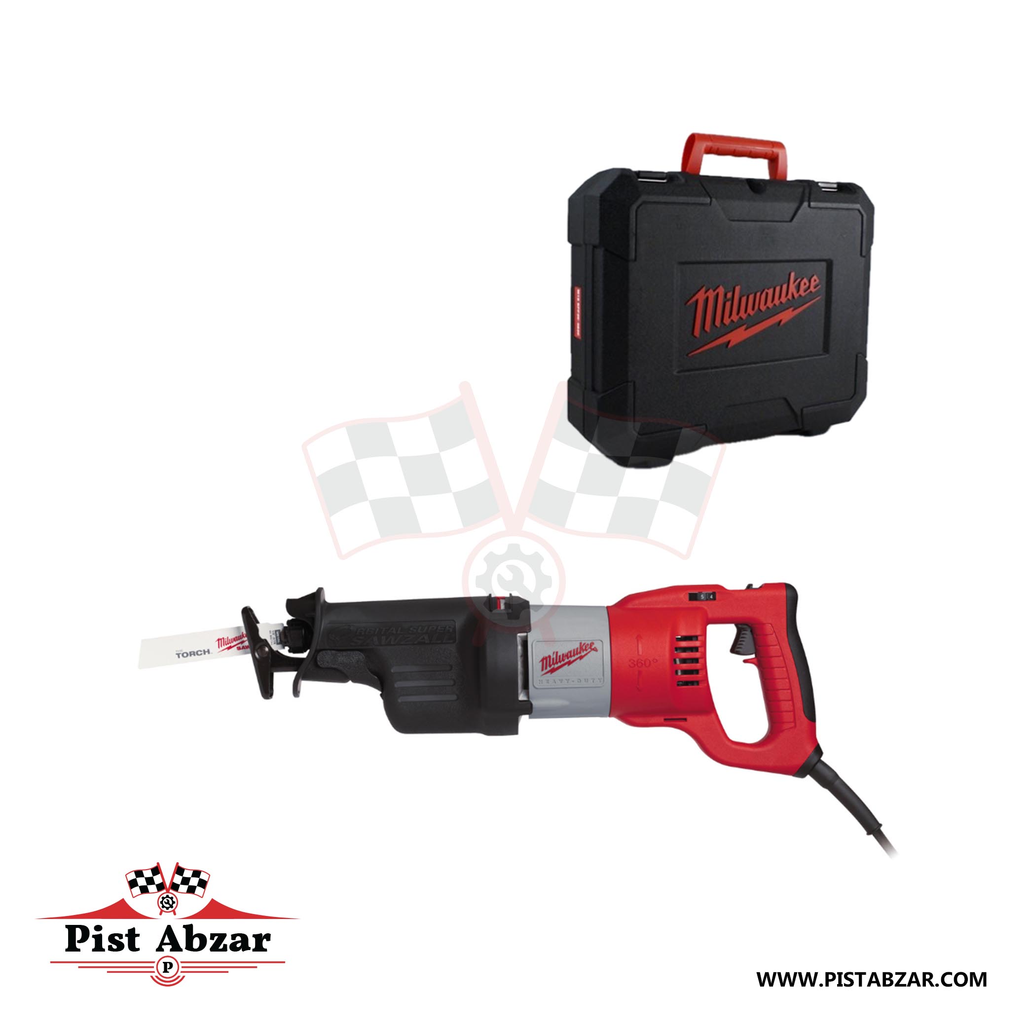 اره افقی بر 1300 وات دسته گردان میلواکی مدل SSPE1300RX با گارانتی