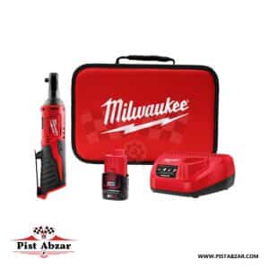 آچار بکس جغجغه ای 3/8 اینچ شارژی 12 ولت میلواکی مدل ”3/8 M12IR-201B