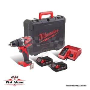 دریل چکشی شارژی 18 ولت میلواکی M18CBLPD-202C