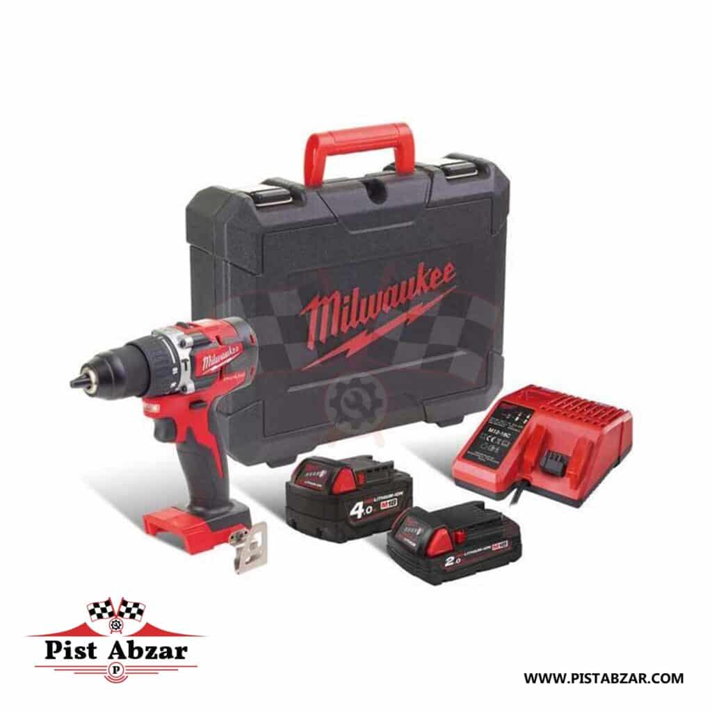 دریل چکشی شارژی 18 ولت میلواکی مدل M18CBLPD-422C