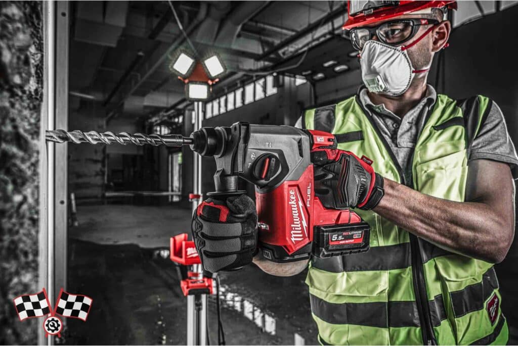 بتن کن سه کاره چهارشیار شارژی 18 ولت میلواکی مدل M18FH-0X