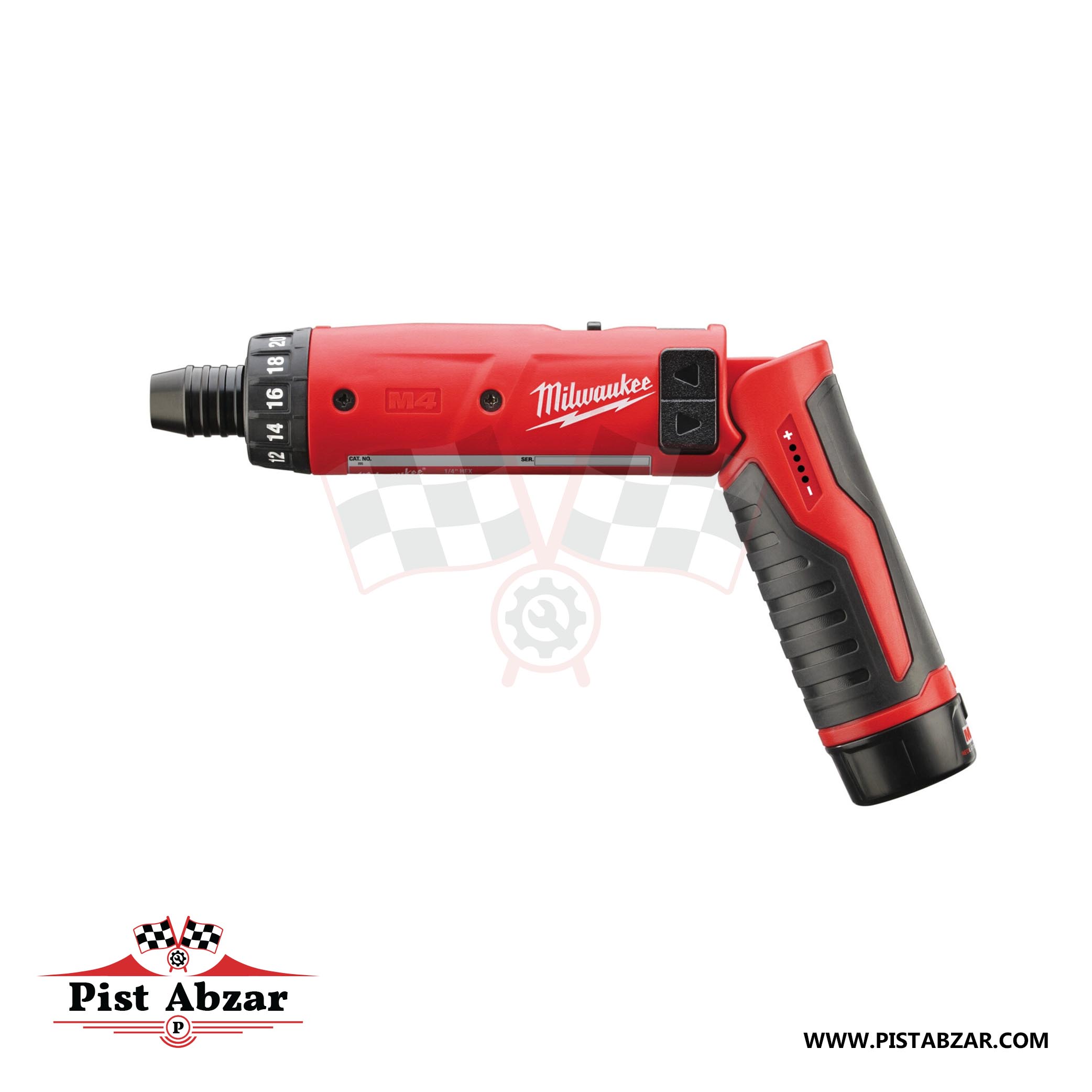 پیچ گوشتی کمرشکن شارژی 4 ولت میلواکی مدل M4D-202C