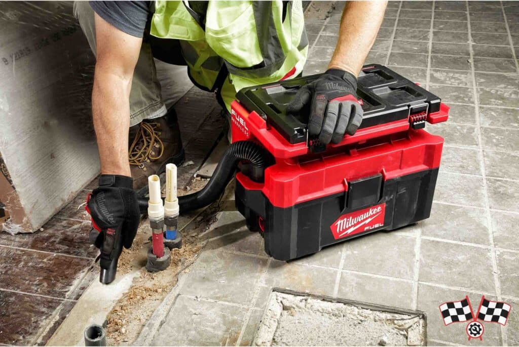 جارو زباله تر و خشک شارژی 18 ولت میلواکی مدل M18FPOVCL-0