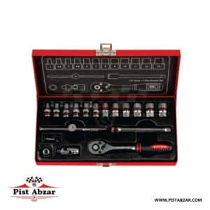 جعبه بکس 1/4 سفید 17 پارچه اپتیما مدل OP1706