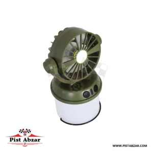 پنکه و چراغ شارژی خورشیدی مدل CH-F803