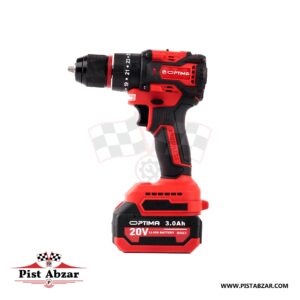 دریل شارژی براشلس چکشی 20 ولت اپتیما مدل OP2055